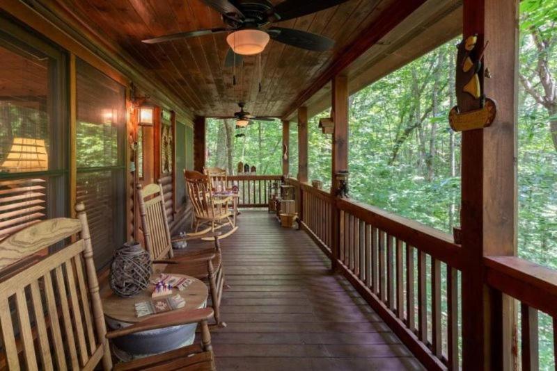 蓝岭Mountain Spirit Cabin - Fireplace And Hot Tub别墅 外观 照片