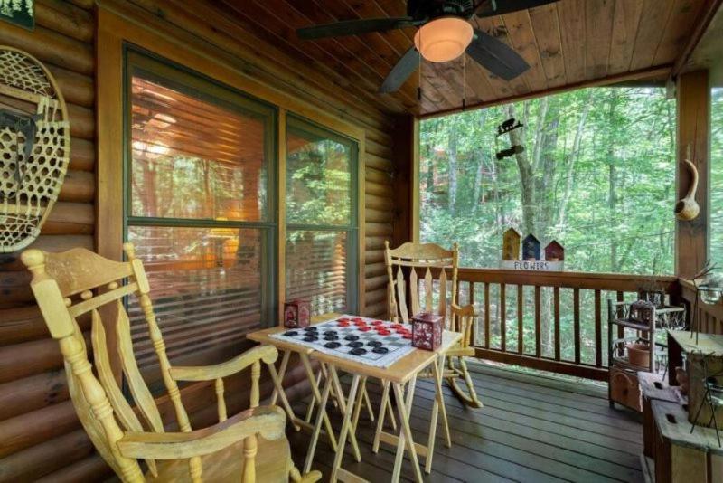 蓝岭Mountain Spirit Cabin - Fireplace And Hot Tub别墅 外观 照片
