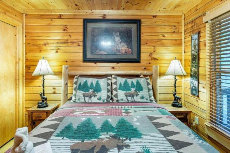 蓝岭Mountain Spirit Cabin - Fireplace And Hot Tub别墅 外观 照片