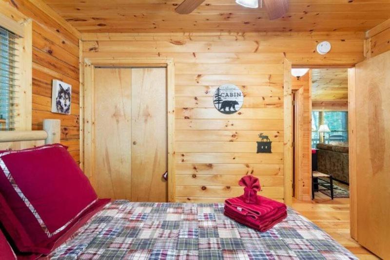 蓝岭Mountain Spirit Cabin - Fireplace And Hot Tub别墅 外观 照片